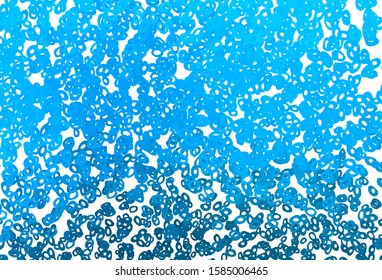 Light BLUE vector layout with circle shapes. Modern abstract illustration with colorful water drops. Pattern for ads, leaflets.