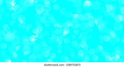 Light BLUE vector layout with circle shapes. Abstract illustration with colorful spots in nature style. New template for a brand book.