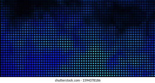 Light BLUE vector layout with circle shapes. Abstract colorful disks on simple gradient background. Design for your commercials.