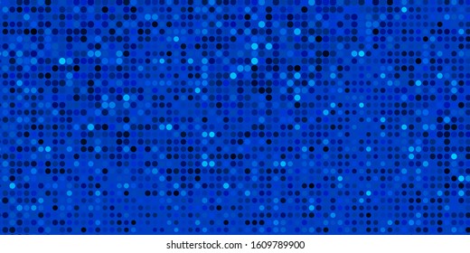 Light BLUE vector layout with circle shapes. Modern abstract illustration with colorful circle shapes. New template for a brand book.