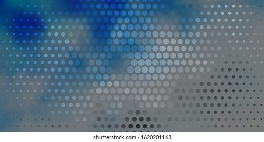 Light BLUE vector layout with circle shapes. Abstract illustration with colorful spots in nature style. Design for posters, banners.