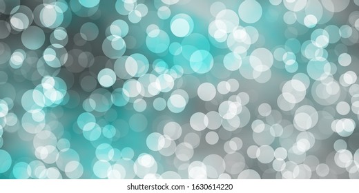 Light BLUE vector layout with circle shapes. Modern abstract illustration with colorful circle shapes. Design for posters, banners.