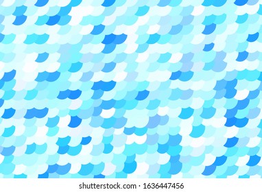 Light BLUE vector layout with circle shapes. Abstract illustration with colored bubbles in nature style. Design for poster, banner of websites.