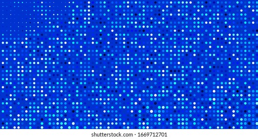 Light BLUE vector layout with circle shapes. Abstract colorful disks on simple gradient background. Pattern for wallpapers, curtains.