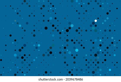 Light BLUE vector layout with circle shapes. Blurred decorative design in abstract style with bubbles. Pattern of water, rain drops.