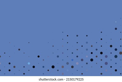 Light BLUE vector layout with circle shapes. Blurred decorative design in abstract style with bubbles. Pattern of water, rain drops.