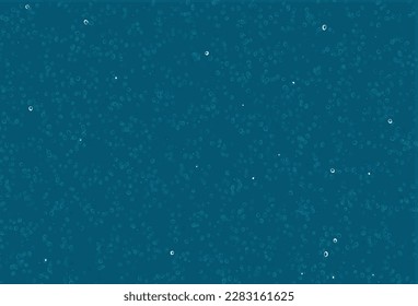 Light BLUE vector layout with circle shapes. Abstract illustration with colored bubbles in nature style. Template for your brand book.