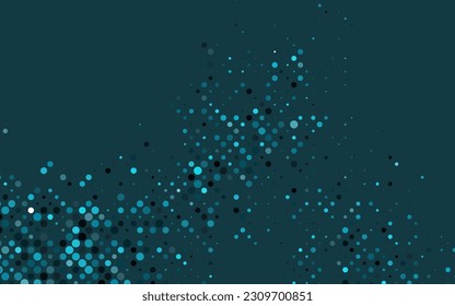 Light BLUE vector layout with circle shapes. Blurred decorative design in abstract style with bubbles. Design for posters, banners.
