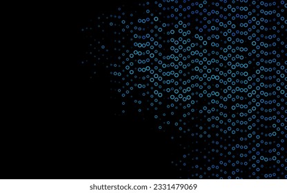 Light BLUE vector layout with circle shapes. Blurred decorative design in abstract style with bubbles. Pattern for beautiful websites.