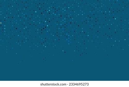 Light BLUE vector layout with circle shapes. Blurred bubbles on abstract background with colorful gradient. Design for business adverts.