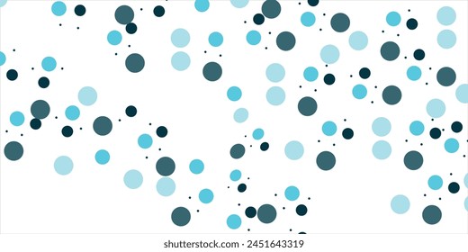 Light BLUE vector layout with circle shapes. Blurred decorative design in abstract style with bubbles. Template for your brand book.