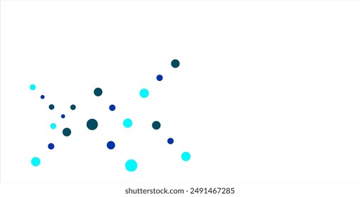 Light BLUE vector layout with circle shapes. Blurred decorative design in abstract style with bubbles. Template for your brand book. Vector eps10 