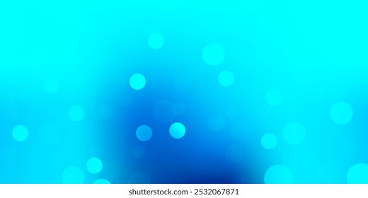 Light blue vector layout with circle shapes. Abstract illustration with colorful spots in nature style. Pattern for business ads.