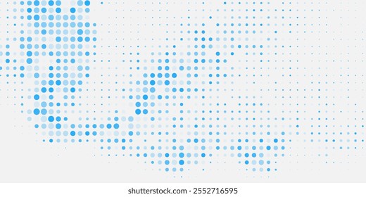 Light BLUE vector layout with circle shapes. Blurred decorative design in abstract style with bubbles. Template for your brand book.