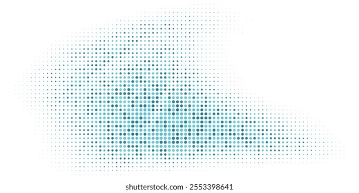 Light BLUE vector layout with circle shapes. Blurred decorative design in abstract style with bubbles