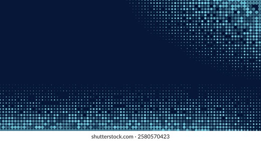 Light BLUE vector layout with circle shapes. Blurred decorative design in abstract style with bubbles. Template for your brand book.