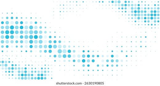Light BLUE vector layout with circle shapes. Blurred decorative design in abstract style with bubbles. Template for your brand book.