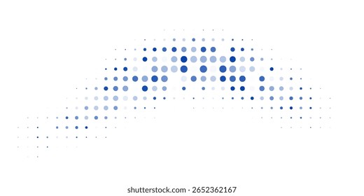 Light BLUE vector layout with circle shapes. Blurred decorative design in abstract style with bubbles. Template for your brand book.