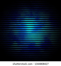 Light BLUE vector layout with circles. Glitter abstract illustration with colorful drops. New template for your brand book.