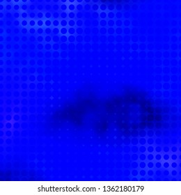 Light BLUE vector layout with circles. Abstract illustration with colorful spots in nature style. Design for your commercials.