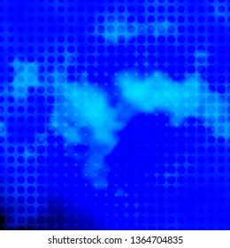 Light BLUE vector layout with circles. Abstract illustration with colorful spots in nature style. Design for posters, banners.