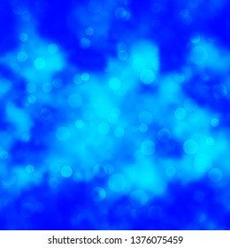 Light BLUE vector layout with circles. Glitter abstract illustration with colorful drops. Pattern for websites, landing pages.