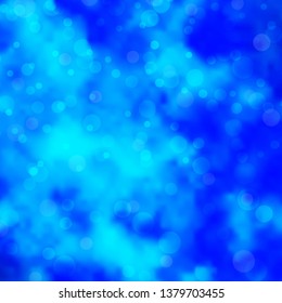 Light BLUE vector layout with circles. Modern abstract illustration with colorful circle shapes. Pattern for websites, landing pages.