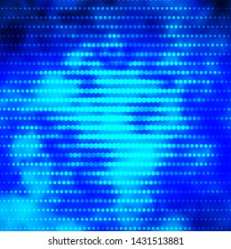 Light BLUE vector layout with circles. Illustration with set of shining colorful abstract spheres. Design for posters, banners.