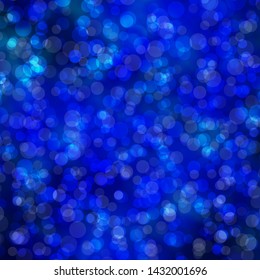 Light BLUE vector layout with circles. Abstract decorative design in gradient style with bubbles. Pattern for wallpapers, curtains.