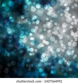 Light BLUE vector layout with circles. Abstract illustration with colorful spots in nature style. New template for your brand book.