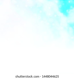 Light BLUE vector layout with circles. Abstract colorful disks on simple gradient background. Design for posters, banners.