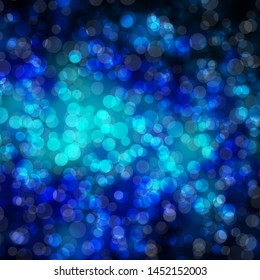 Light BLUE vector layout with circles. Abstract illustration with colorful spots in nature style. Design for your commercials.