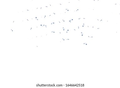 Leichte BLAU-Vektorillustration mit Kreise, Linien. Schöne Illustration mit Kreise, Dreiecke im Naturstil. Muster für Werbespots.