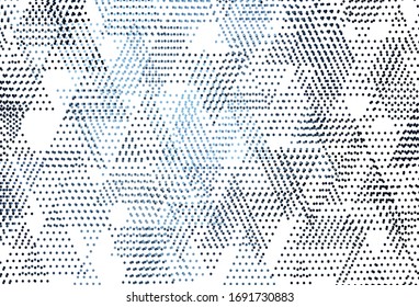 Light BLUE vector layout with circles, lines. Circles, lines on abstract background with colorful gradient. Modern template for landing page.