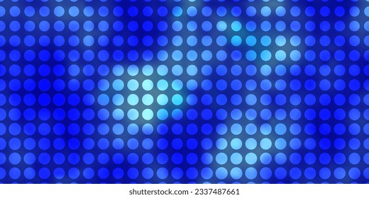 Light BLUE vector layout with circles. Modern abstract illustration with colorful circle shapes. Pattern for business ads.