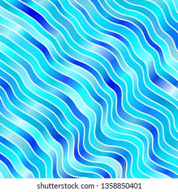 Light BLUE vector layout with circular arc. Illustration in abstract style with gradient curved.  Design for your business promotion.