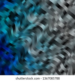 Light BLUE vector layout with circular arc. Bright illustration with gradient circular arcs. Pattern for commercials, ads.