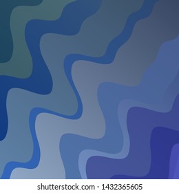 Light BLUE vector layout with circular arc. Abstract illustration with gradient bows. Pattern for ads, commercials.