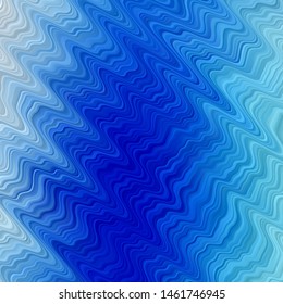 Light BLUE vector layout with circular arc. Colorful illustration in circular style with lines. Design for your business promotion.