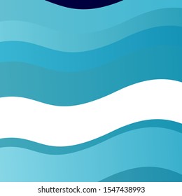 Light BLUE vector layout with circular arc. Gradient illustration in simple style with bows. Best design for your posters, banners.