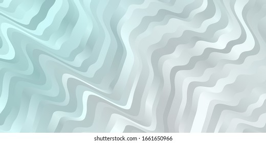 Light BLUE vector layout with circular arc. Colorful geometric sample with gradient curves.  Pattern for business booklets, leaflets