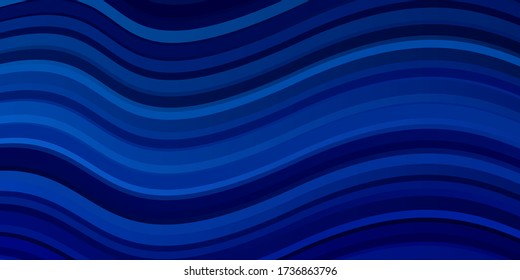 Light BLUE vector layout with circular arc. Bright illustration with gradient circular arcs. Best design for your posters, banners.