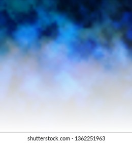 Light BLUE vector layout with cloudscape. Gradient illustration with colorful sky, clouds. Pattern for your booklets, leaflets.