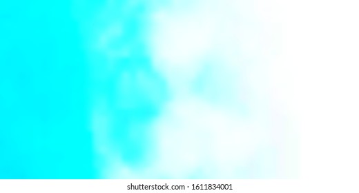 Light BLUE vector layout with cloudscape. Colorful illustration with abstract gradient clouds. Beautiful layout for uidesign.