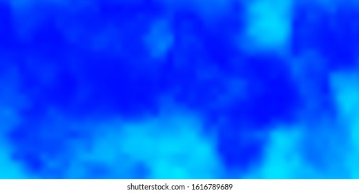 Light BLUE vector layout with cloudscape. Illustration in abstract style with gradient clouds. Colorful pattern for appdesign.