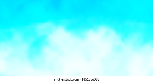Light BLUE vector layout with cloudscape. Gradient illustration with colorful sky, clouds. Pattern for your booklets, leaflets.