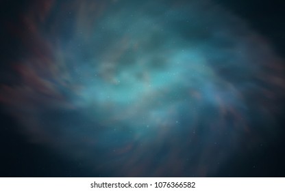 Light BLUE vector layout with cosmic stars. Shining colored illustration with bright astronomical stars. Pattern for astronomy websites.