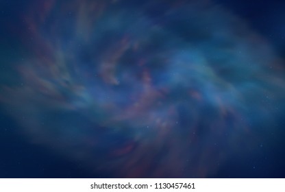 Light BLUE vector layout with cosmic stars. Modern abstract illustration with Big Dipper stars. Smart design for your business advert.