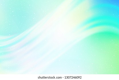Light BLUE vector layout with cosmic stars. Modern abstract illustration with Big Dipper stars. Pattern for astronomy websites.