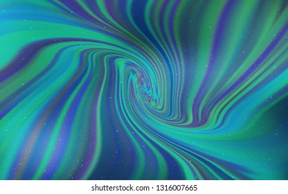 Light BLUE vector layout with cosmic stars. Blurred decorative design in simple style with galaxy stars. Pattern for astrology websites.